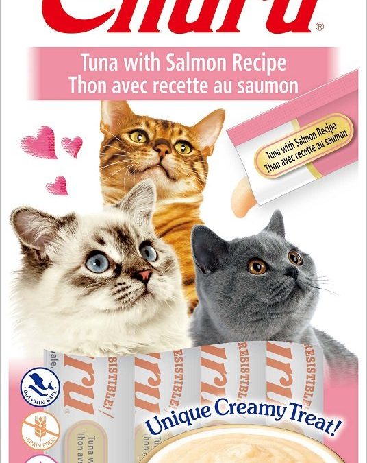 INABA Churu Tuna with Salmon cat treat tubes